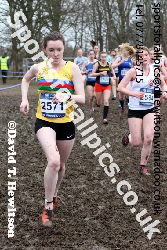 Womens under-20s Inter Counties Cross Country, Prestwold Hall, Loughborough. Photo: David T. Hewitson/Sports for All Pics